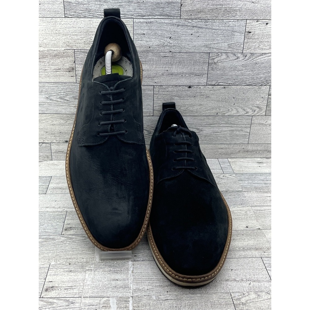 Ecco ST1 Hybrid Shoes Mens Sz 10-10.5 Nubuck Lace Up Comfort Dress Casual 836794